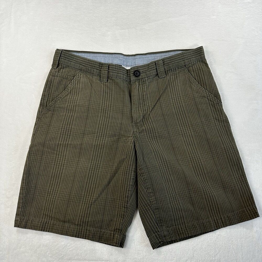 Columbia Omni Shade‎ Men’s 34 Brown Plaid Shorts Outdoor Hiking Golf Casual 10